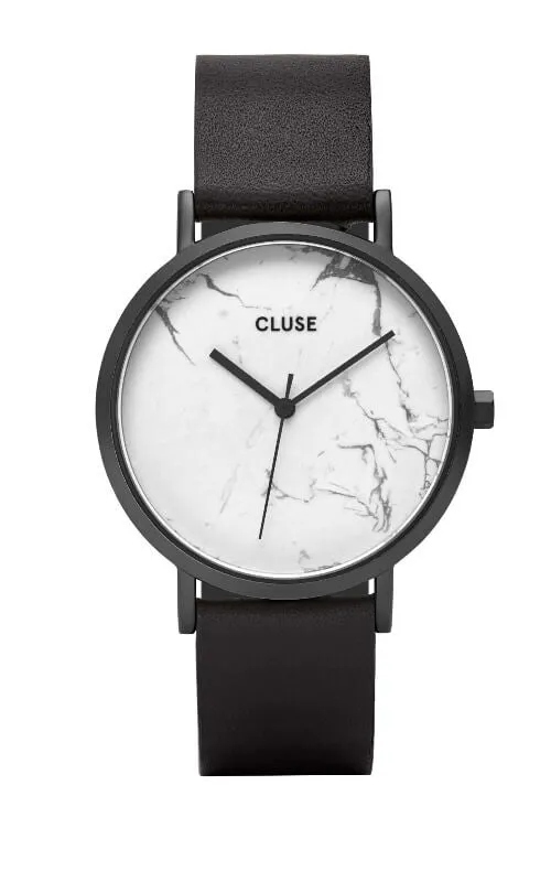 Montre CLUSE La Roche Full Black/White Marble CL40002
