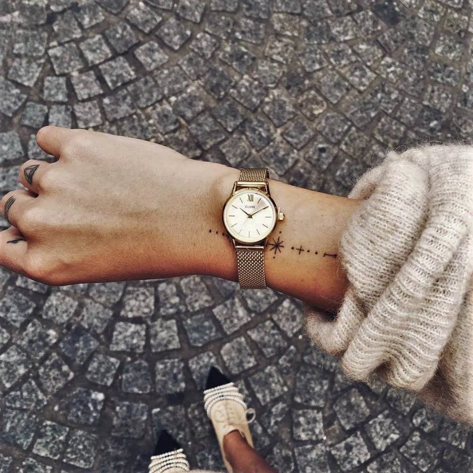 Montre CLUSE La Vedette Mesh Full Gold CL50003