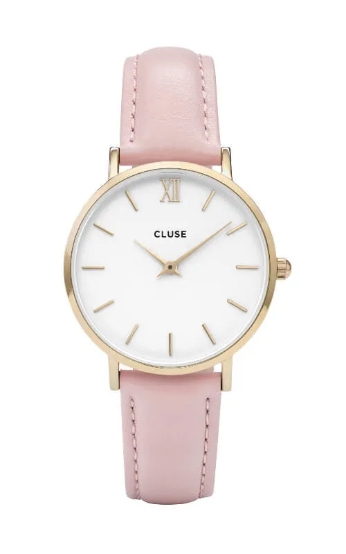 Montre Cluse Minuit Gold White CL30020