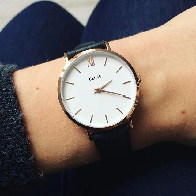 Montre CLUSE Minuit Rose Gold White CL30003
