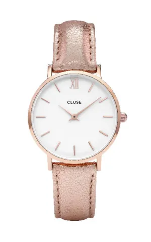 Montre CLUSE Minuit Rose Gold White/Rose Gold Metallic CL30038