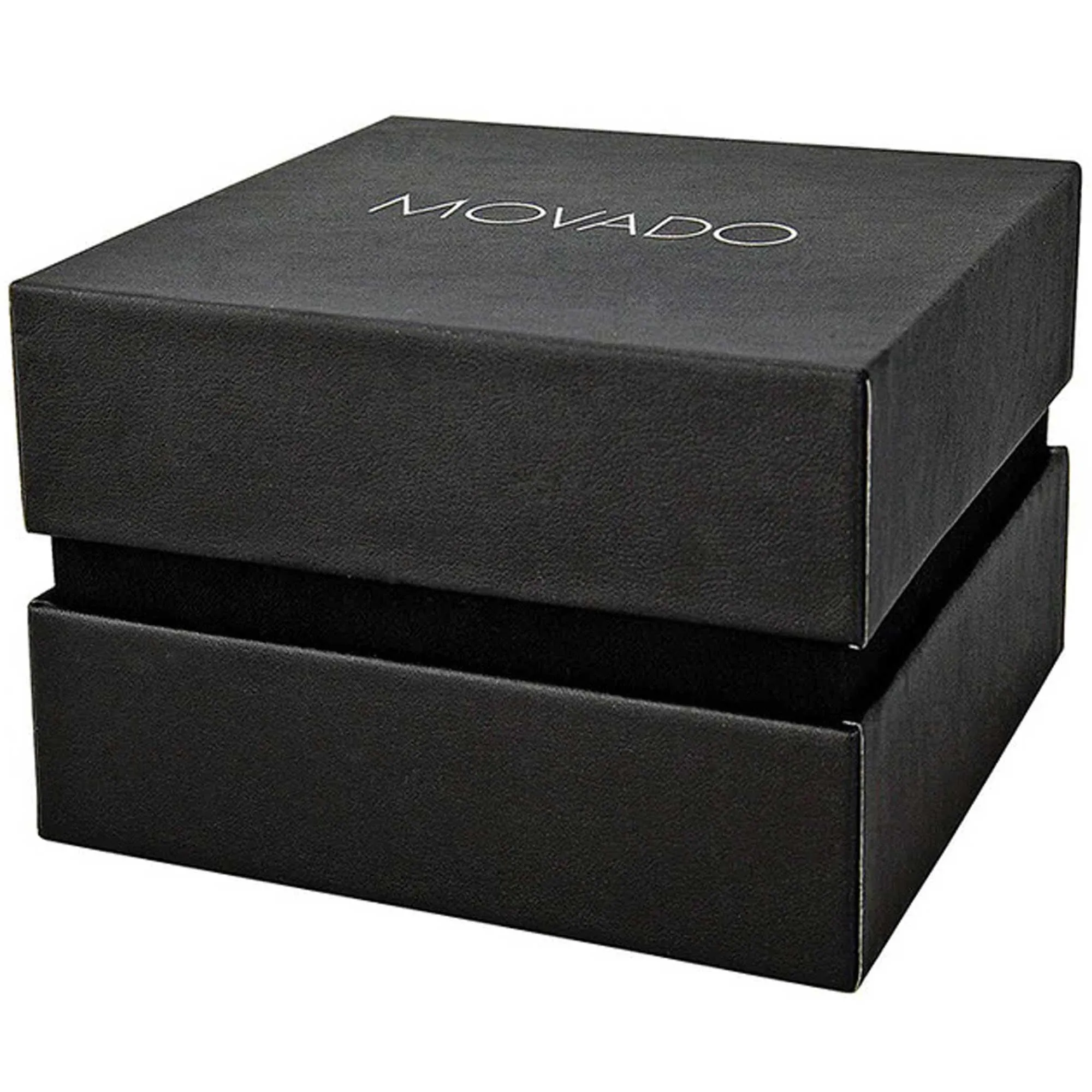 Movado Men's Chronograph Watch - Trend Black Dial Dark Brown Leather Strap | 3600540