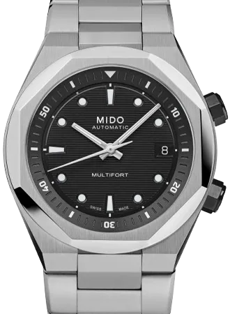 Multifort 8 Two Crowns Black Ref. M047.507.11.051.00