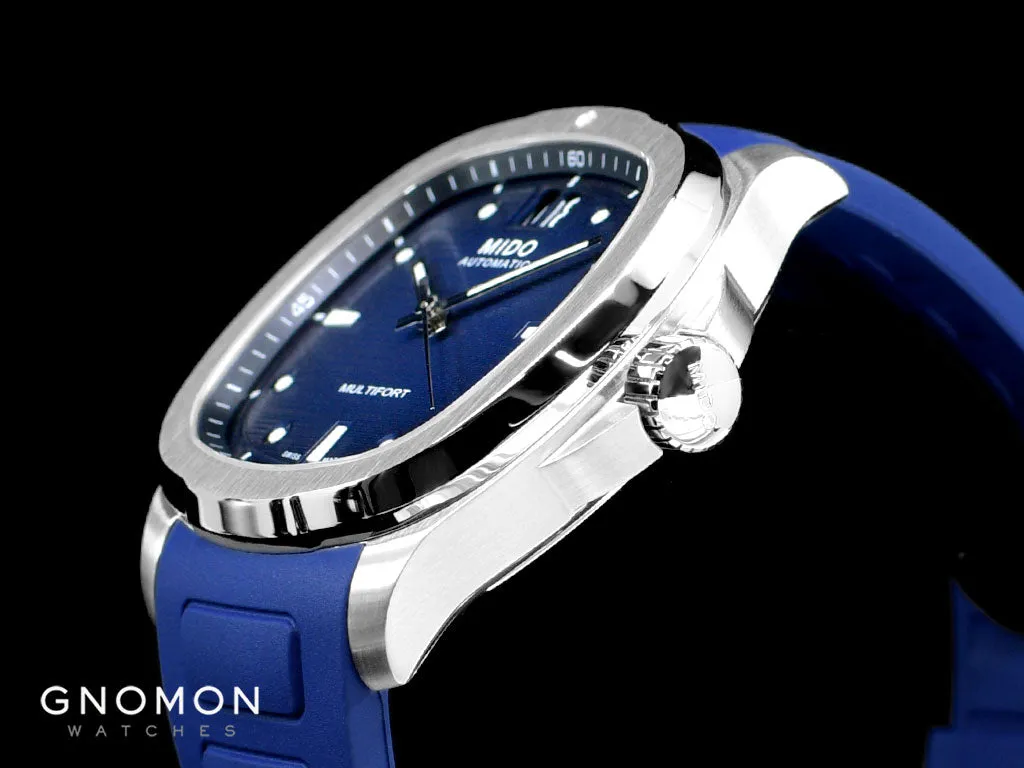Multifort TV Big Date Blue - Rubber Ref. M049.526.17.041.00