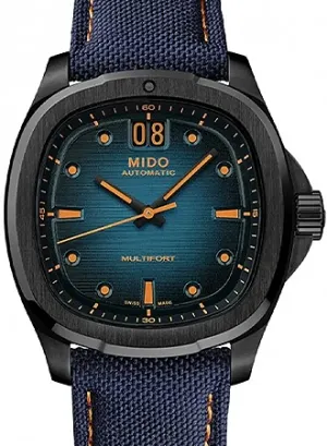 Multifort TV Big Date PVD Blue Ref. M049.526.37.041.00