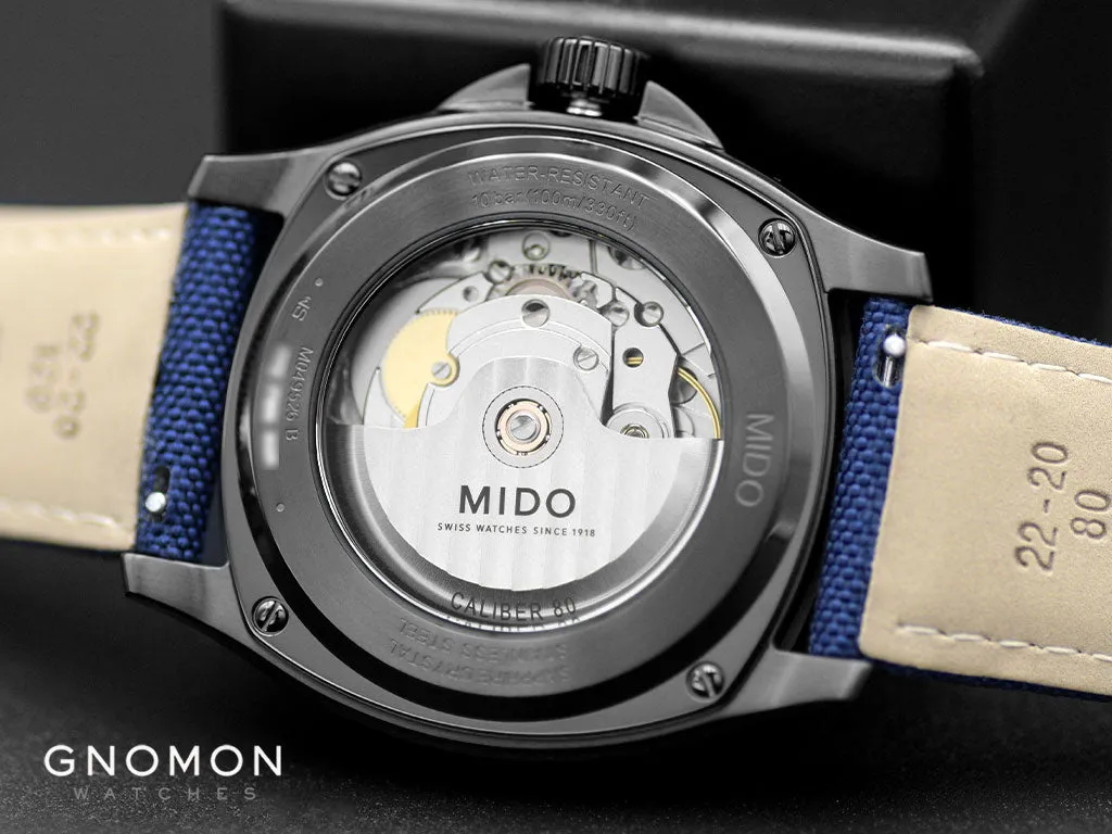 Multifort TV Big Date PVD Blue Ref. M049.526.37.041.00