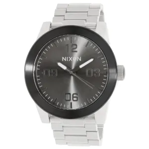 Nixon A3461762 Men's Corporal SS Gunmetal Dial Steel Bracelet Watch
