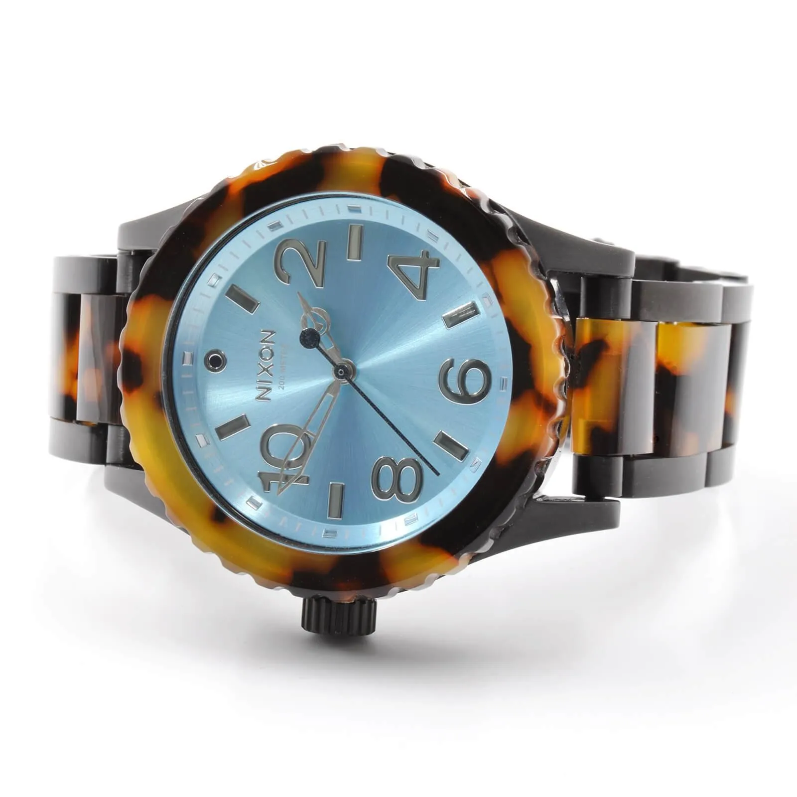 Nixon A4102586 Men's 38-20 Curacao Face Tortoise Bracelet Watch