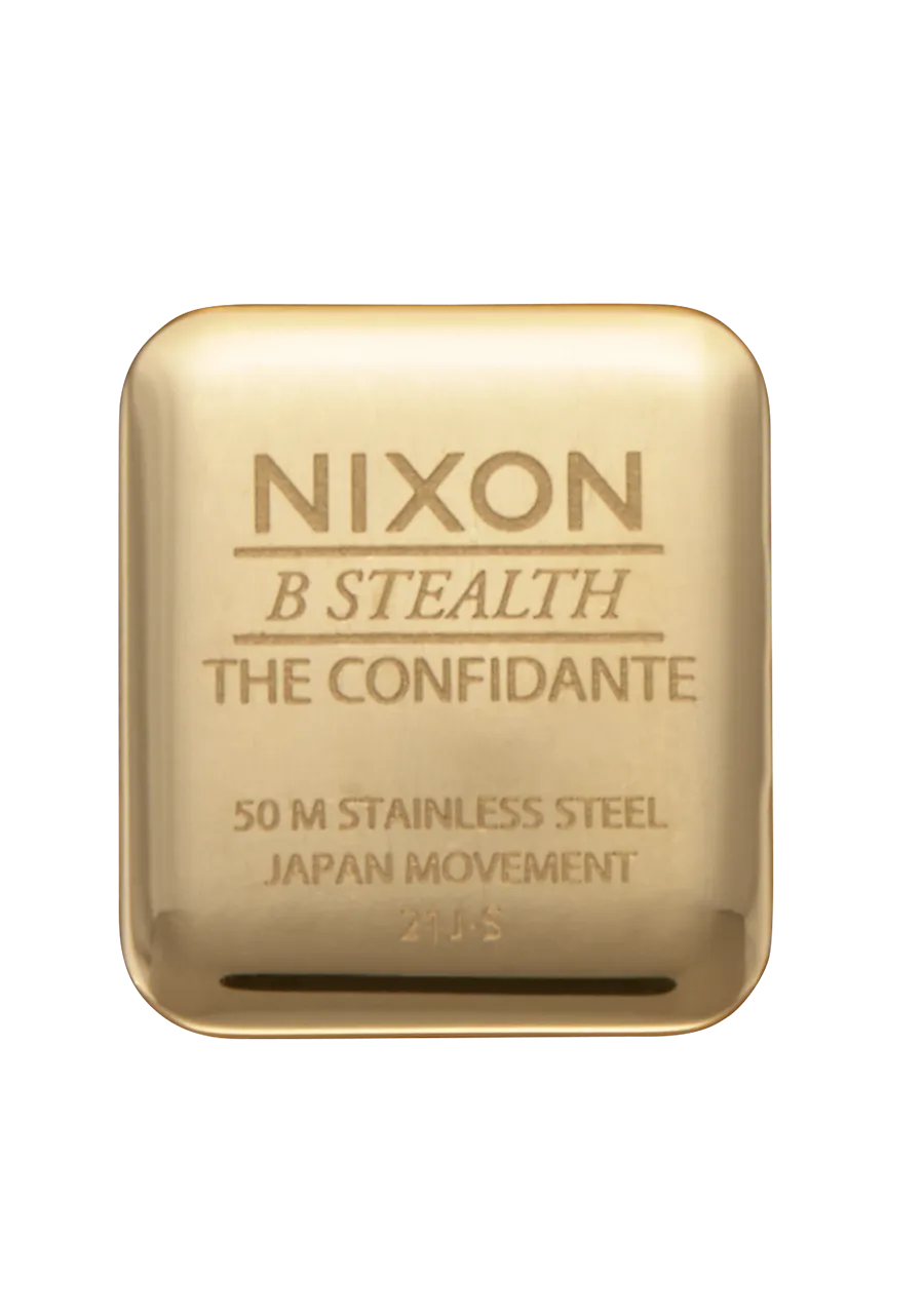 Nixon Confidante Stainless Steel Gold Dial Womens Watch A1362-1921-00