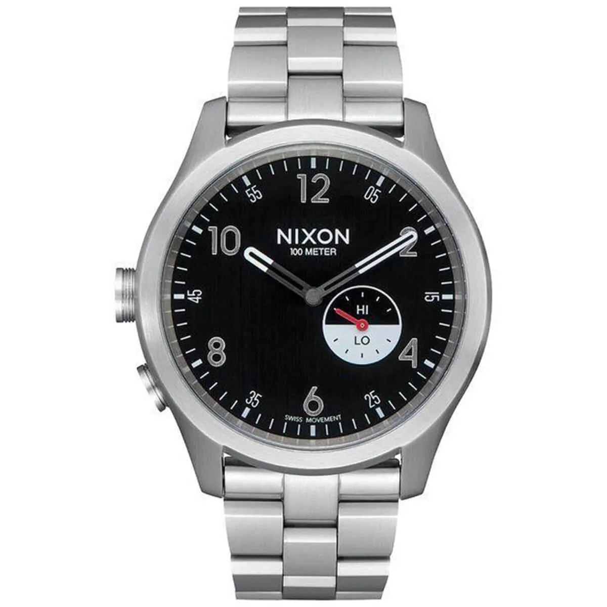 Nixon Men's Lefty Watch - Beacon Black Dial Stainless Steel Bracelet | A1168000