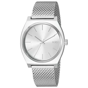 Nixon Women's Bracelet Watch - Time Teller Milanese Quartz Silver Dial | A11871920