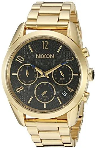 Nixon Women's Bracelet Watch - Women's Bullet Chrono 36 Yellow Gold Steel | A949510