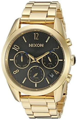 Nixon Women's Bracelet Watch - Women's Bullet Chrono 36 Yellow Gold Steel | A949510