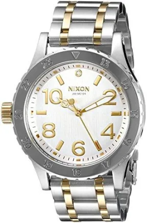 Nixon Women's Lefty Watch - Women's 38-20 Two Tone Bracelet Dive | A4101921