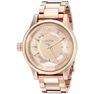 Nixon Women's Quartz Watch - Facet 38 Rose Gold Dial Stainless Steel Bracelet | A409897