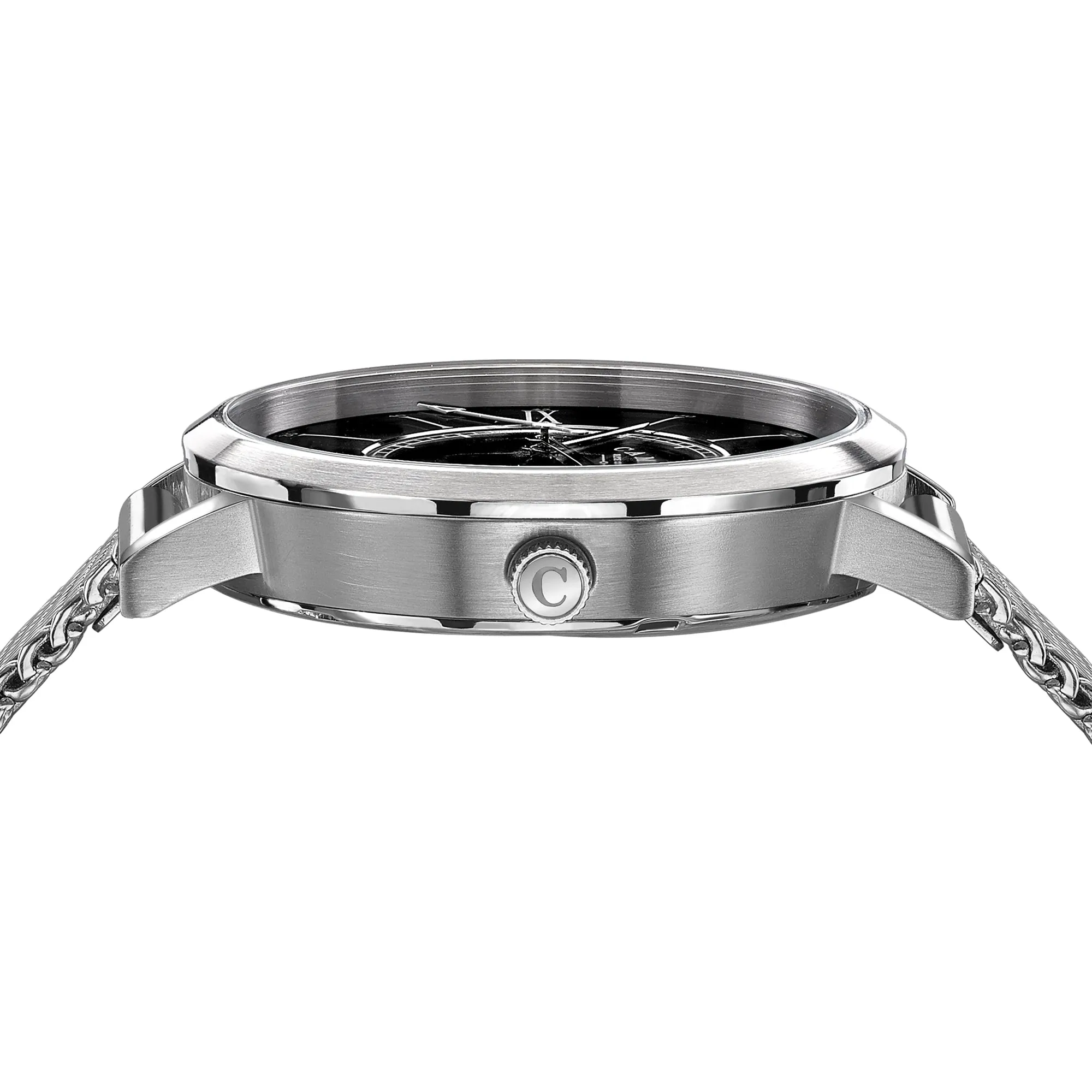 No.27 Type II Mesh, Black and Steel