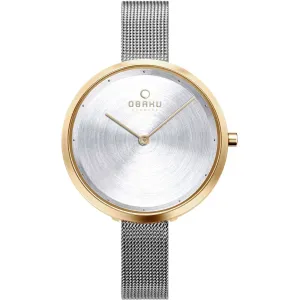 Obaku Women's Watch - Classic Silver Dial Stainless Steel Bracelet | V227LXGIMC