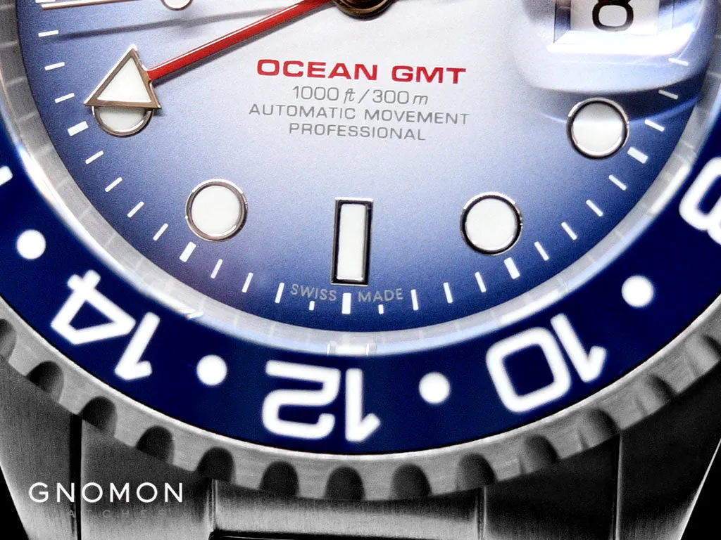 Ocean One GMT Premium Blue Ceramic - ETA2893-2
