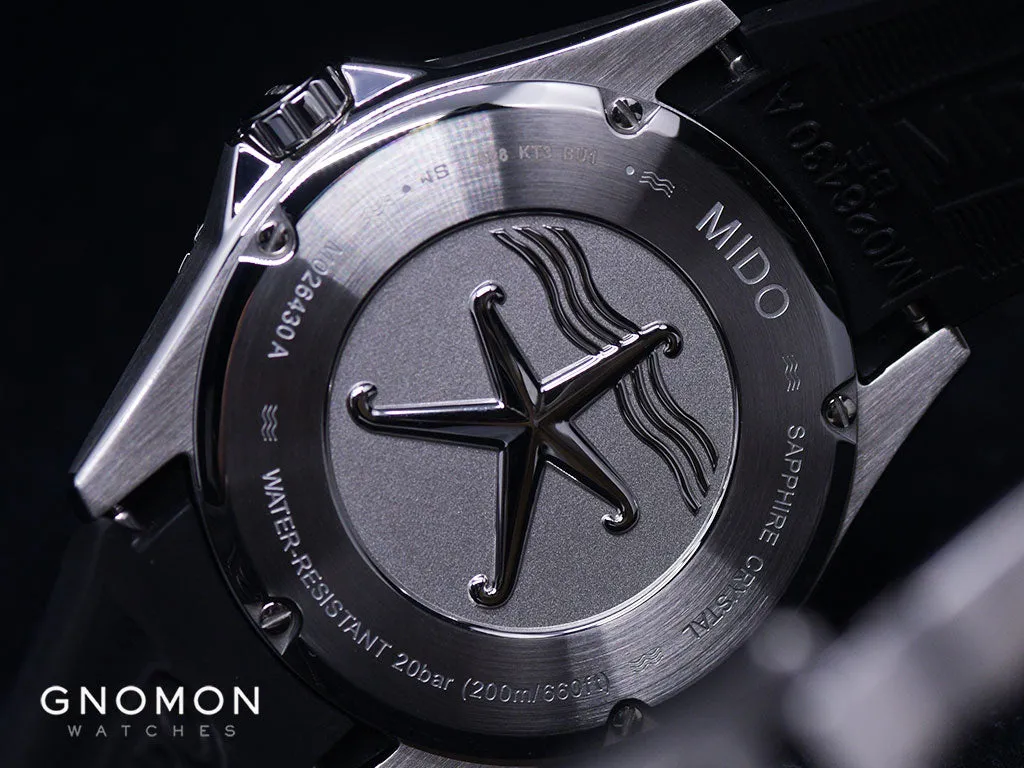 Ocean Star Captain Black - Rubber Ref. M026.430.17.051.00