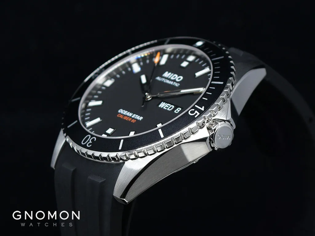Ocean Star Captain Black - Rubber Ref. M026.430.17.051.00