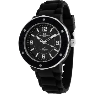 Oceanaut Women's Watch - Acqua Quartz Black Dial Rubber Strap | OC0219