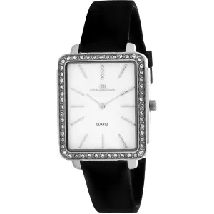 Oceanaut Women's Watch - Adorn Silver Tone Case White Dial Rubber Strap | OC0270