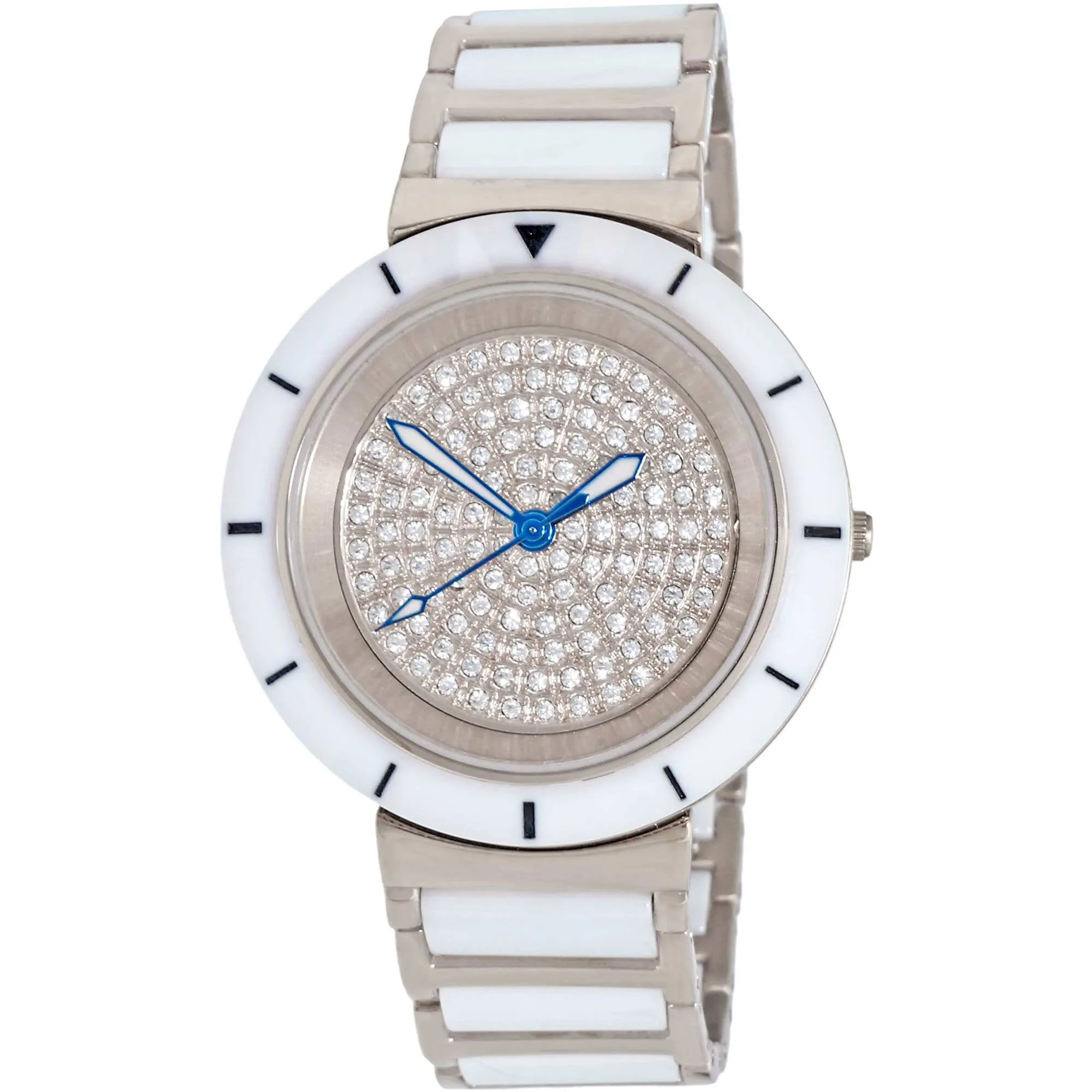Oniss Women's Watch - Toulon Silver Dial Plated Stainless Steel Bracelet | ON7260
