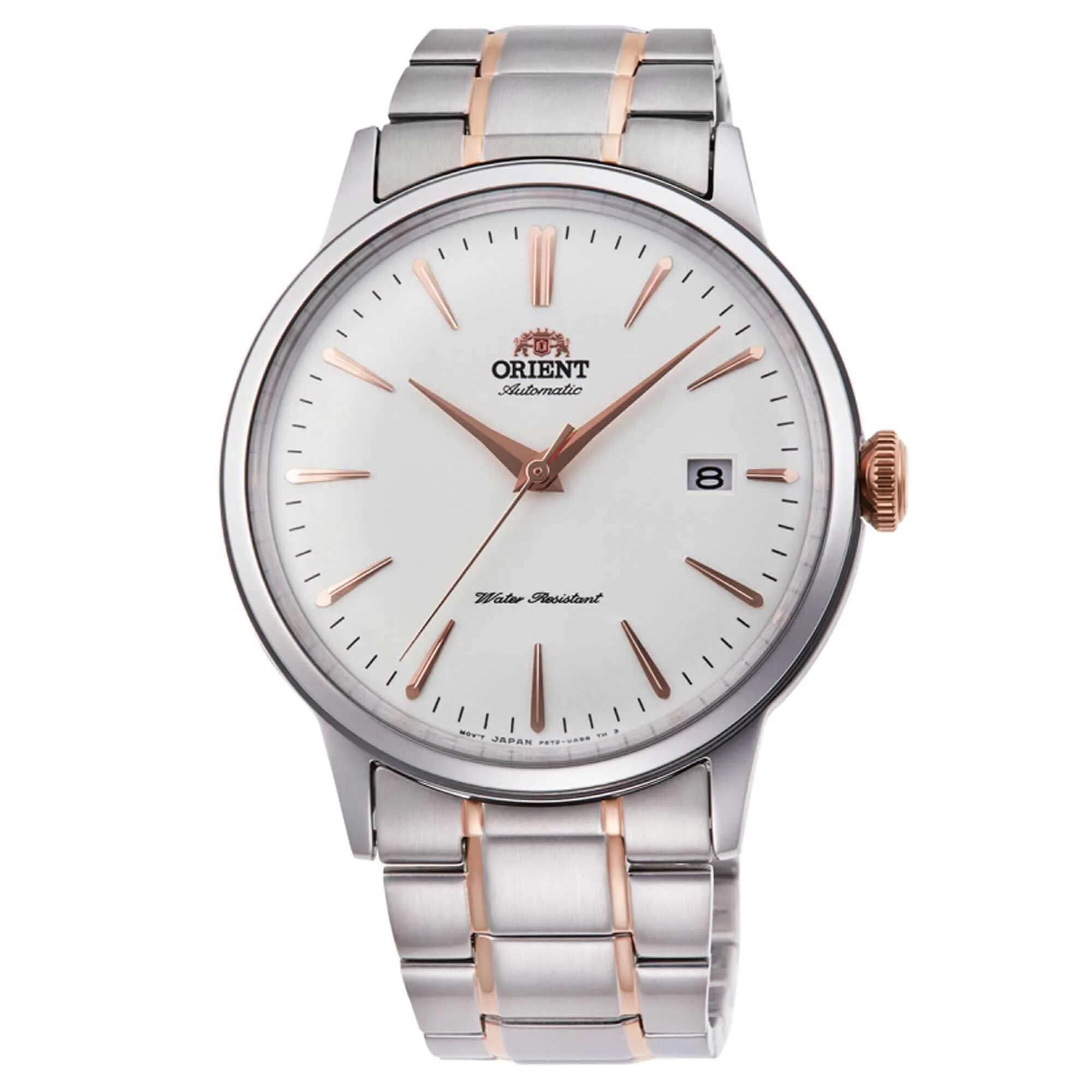 Orient Men's Automatic Watch - Classic White Dial Two Tone Bracelet | RA-AC0004S10A