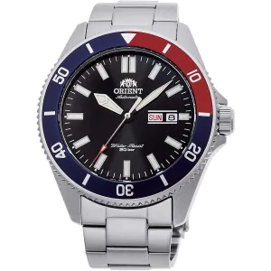 Orient Men's Automatic Watch - Kanno Black Dial Silver Tone Bracelet | RA-AA0912B19B
