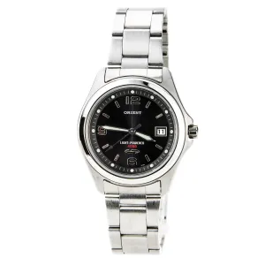 Orient PVD09005B Men's Solar Cell Energy Stainless Steel Black Dial Watch