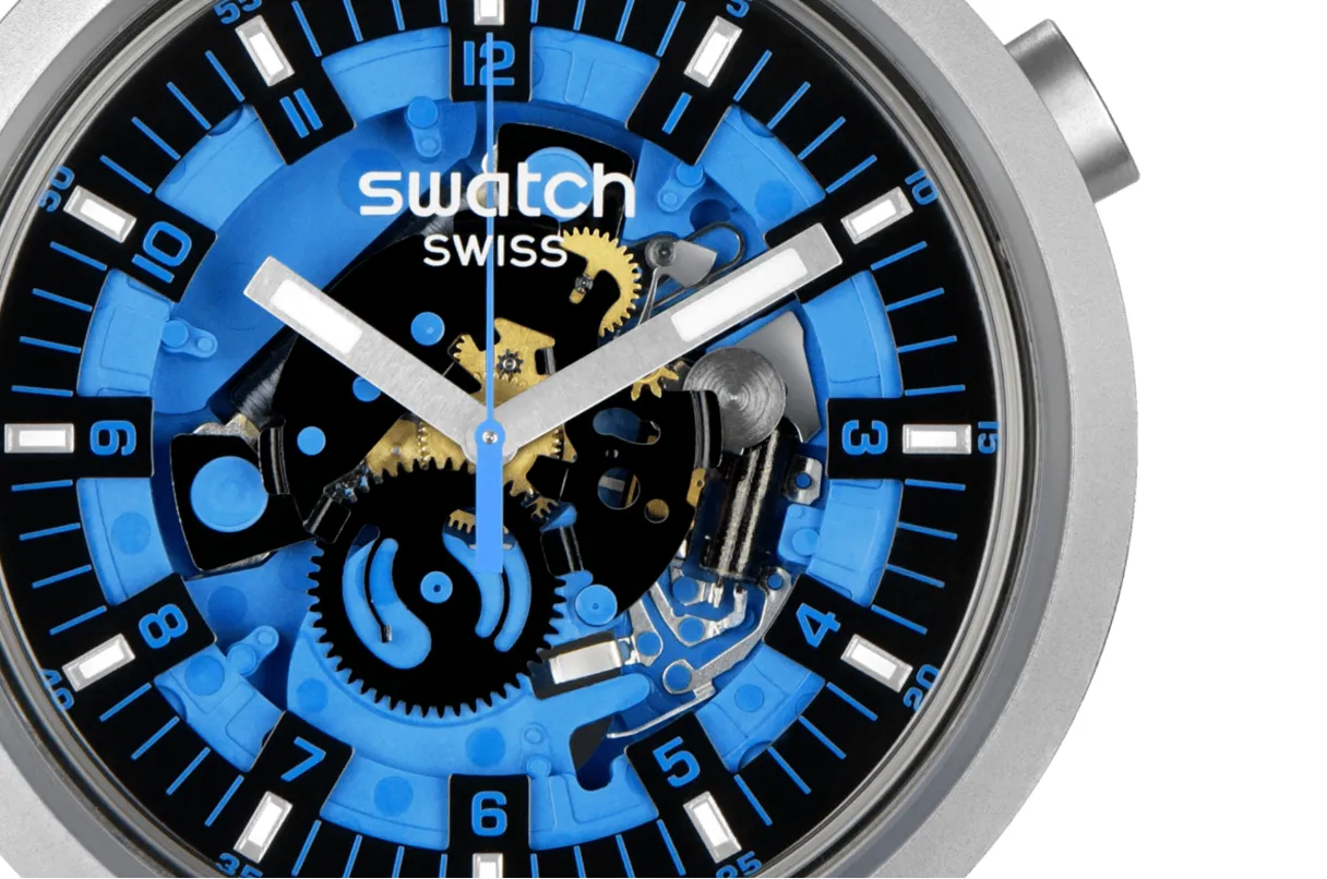 Orologio Swatch Big Bold Irony Azure Blue Daze