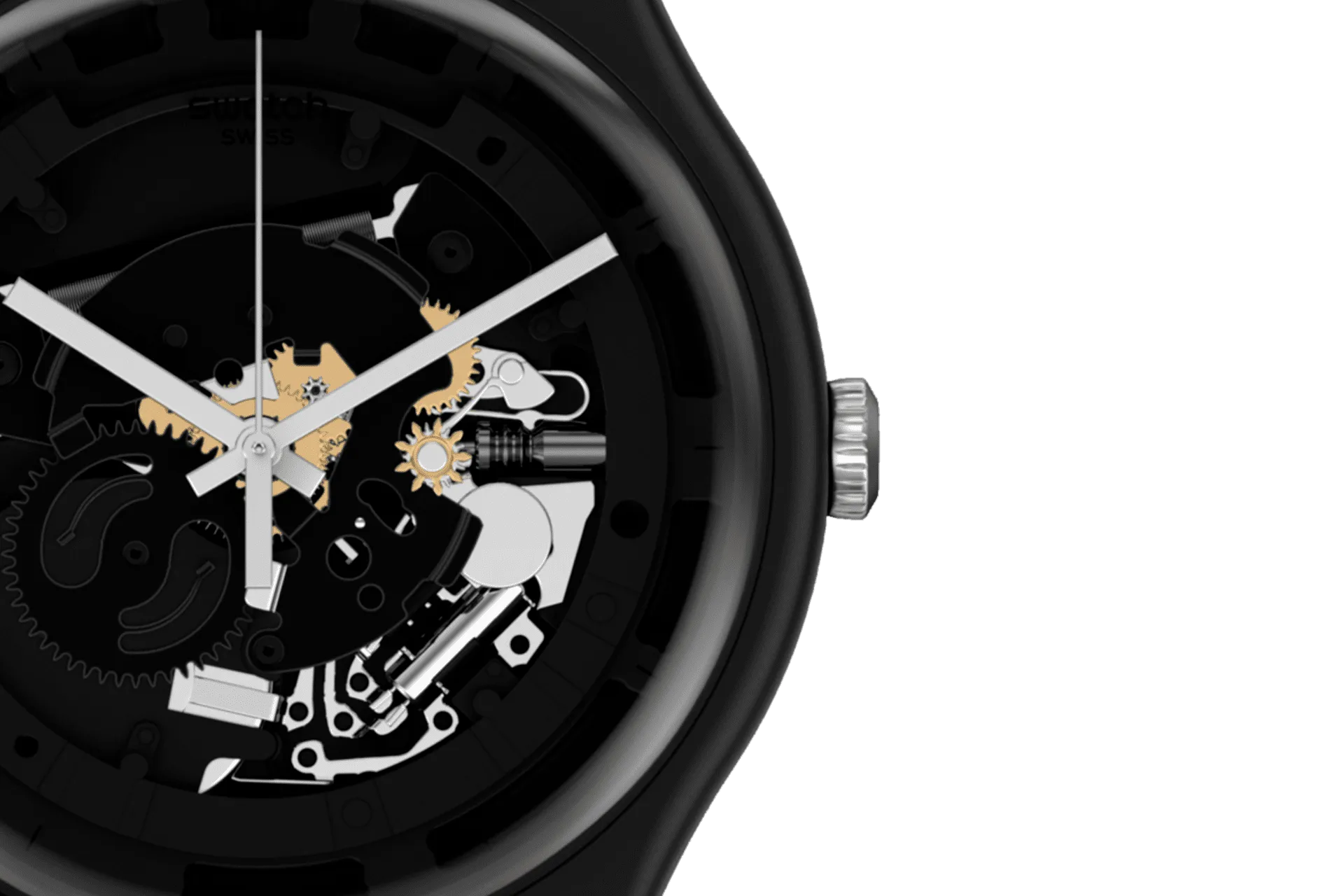 Orologio Swatch Spot Time Black