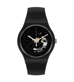 Orologio Swatch Spot Time Black