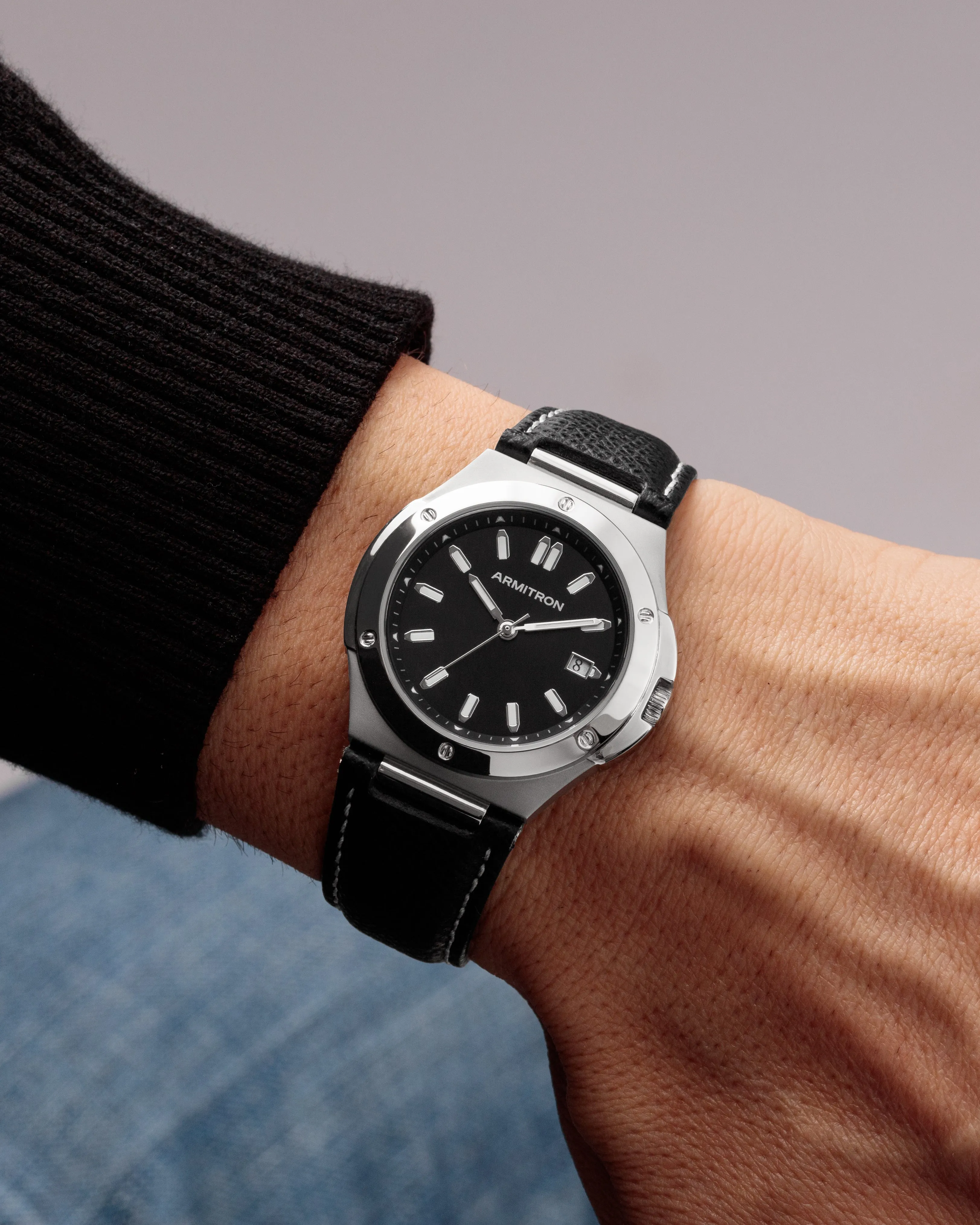 Parker? | 38mm, Silver/Black