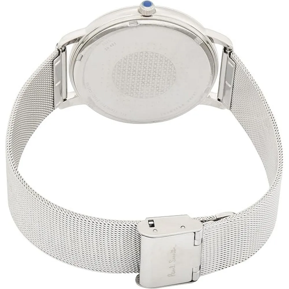 PAUL SMITH P10055 Analogue Black Dial Men's Mesh Bracelet Watch