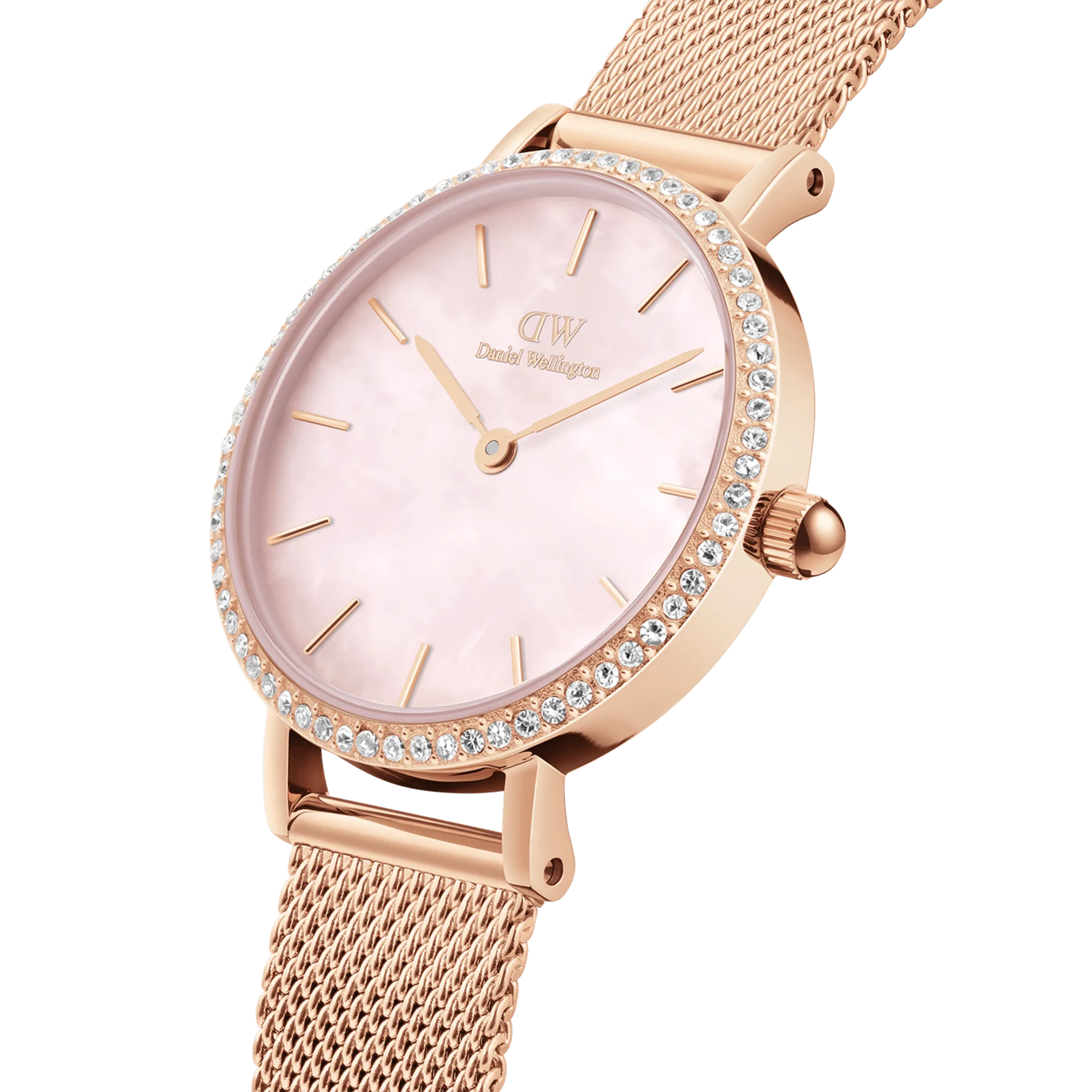 Petite Lumine Bezel Melrose Pink MOP