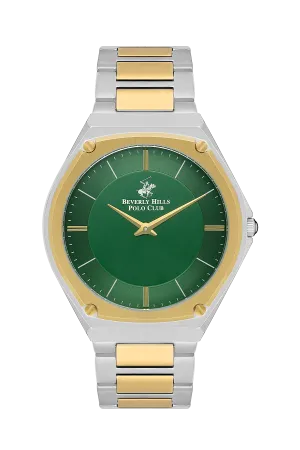 Polo - BP3545X.270 - Gents 3 Hands Green Dial Coated Glass