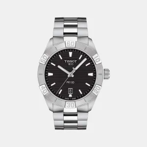 PR 100 Men Analog Stainless Steel Watch T1016171105100