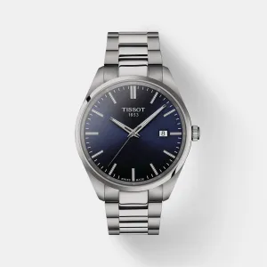 PR 100 PR 100 Men's Blue Dial Analog Stainless Steel Watch T1504101104100