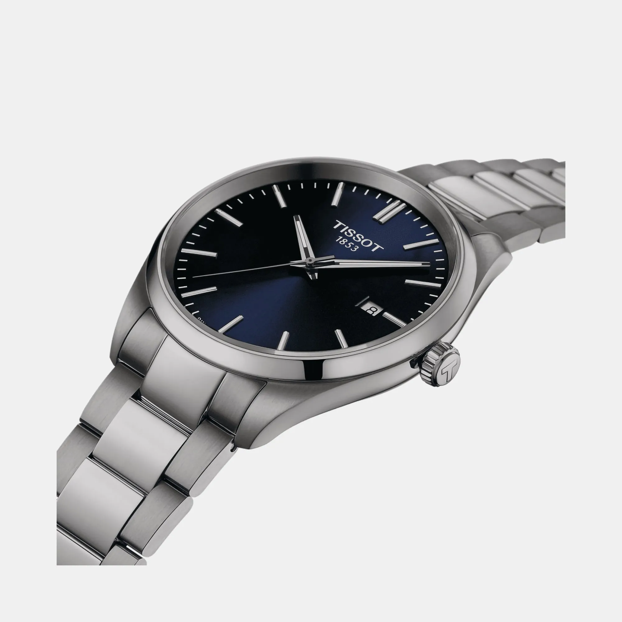 PR 100 PR 100 Men's Blue Dial Analog Stainless Steel Watch T1504101104100
