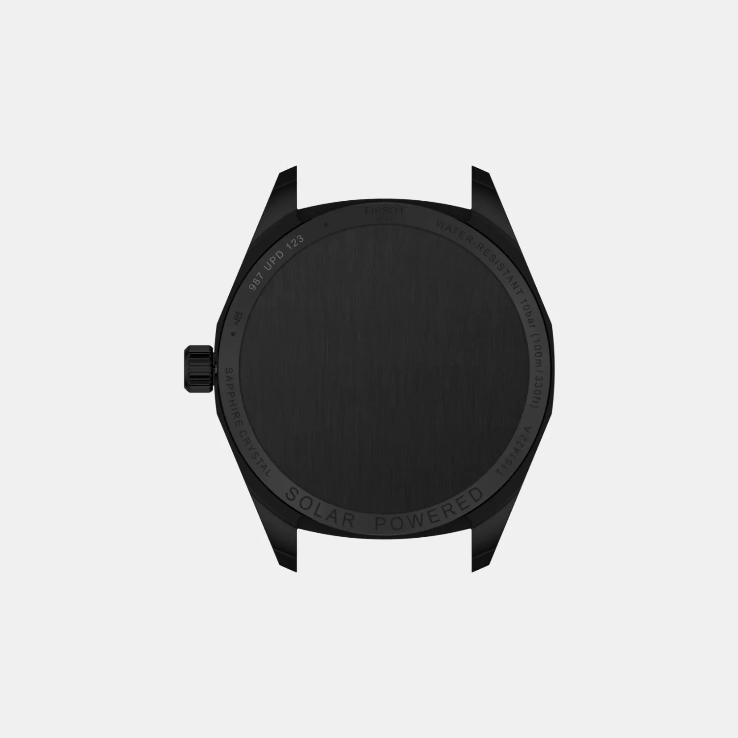PRC 100 Solar Unisex Black Dial Analog Stainless Steel Watch T1514223305100
