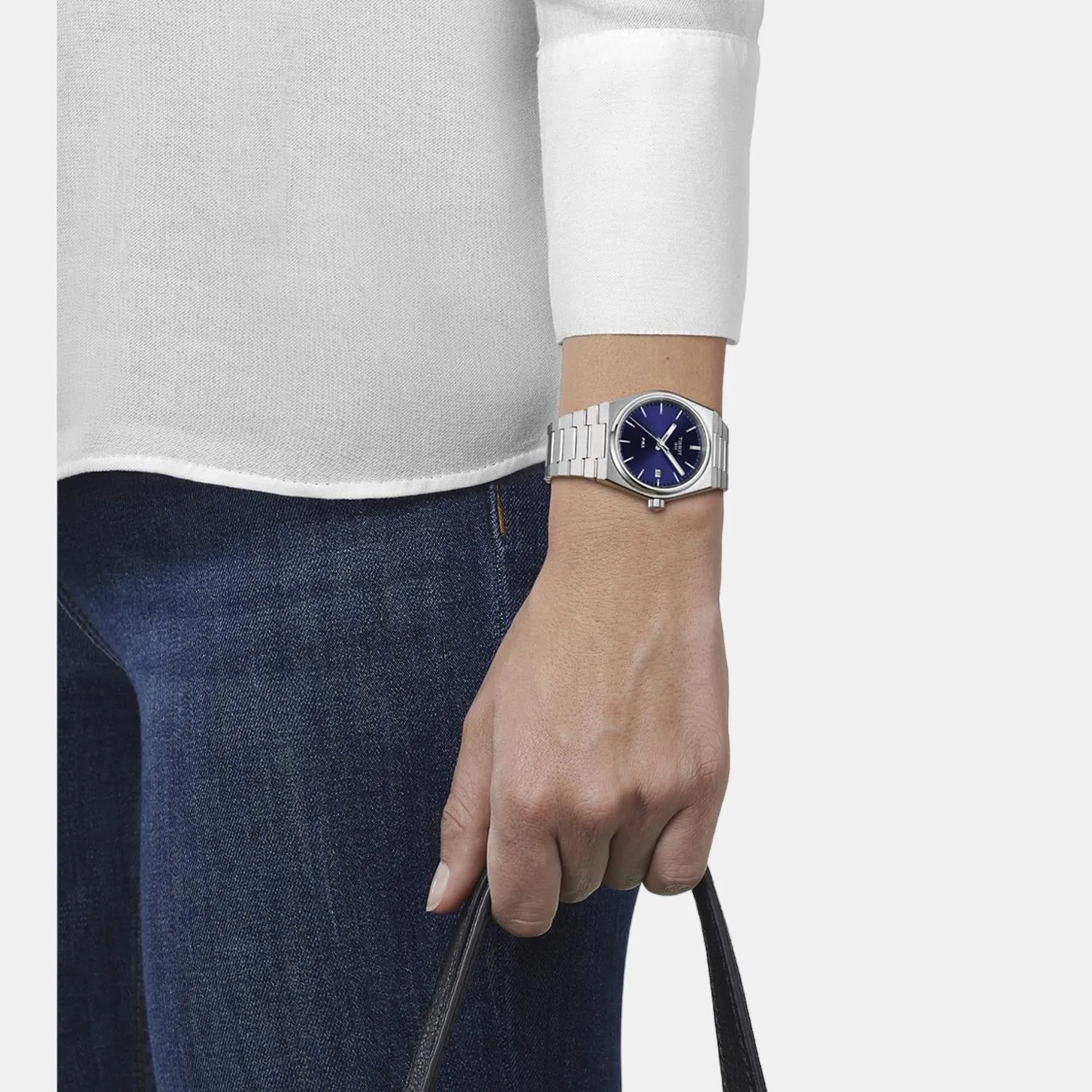 PRX Unisex Blue Dial Analog Stainless Steel Watch T1372101104100