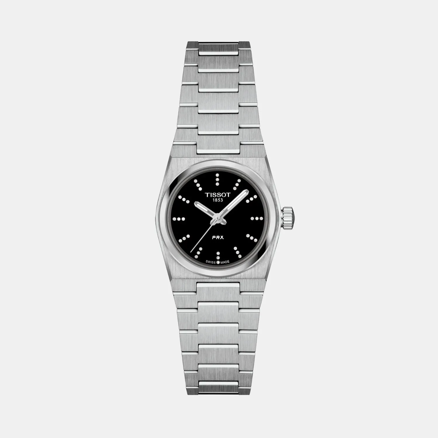 PRX Women Quartz Black Dial Analog Stainless Steel Watch T1370101105600