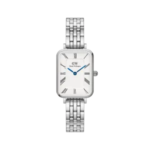 Quadro Roman Numerals 5-Link Silver