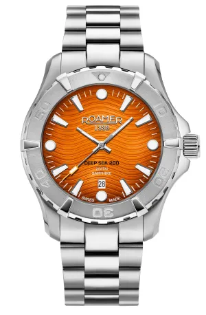 Roamer - 860833 41 65 70 - Deep Sea 200 Stainless Steel Watch For Men's