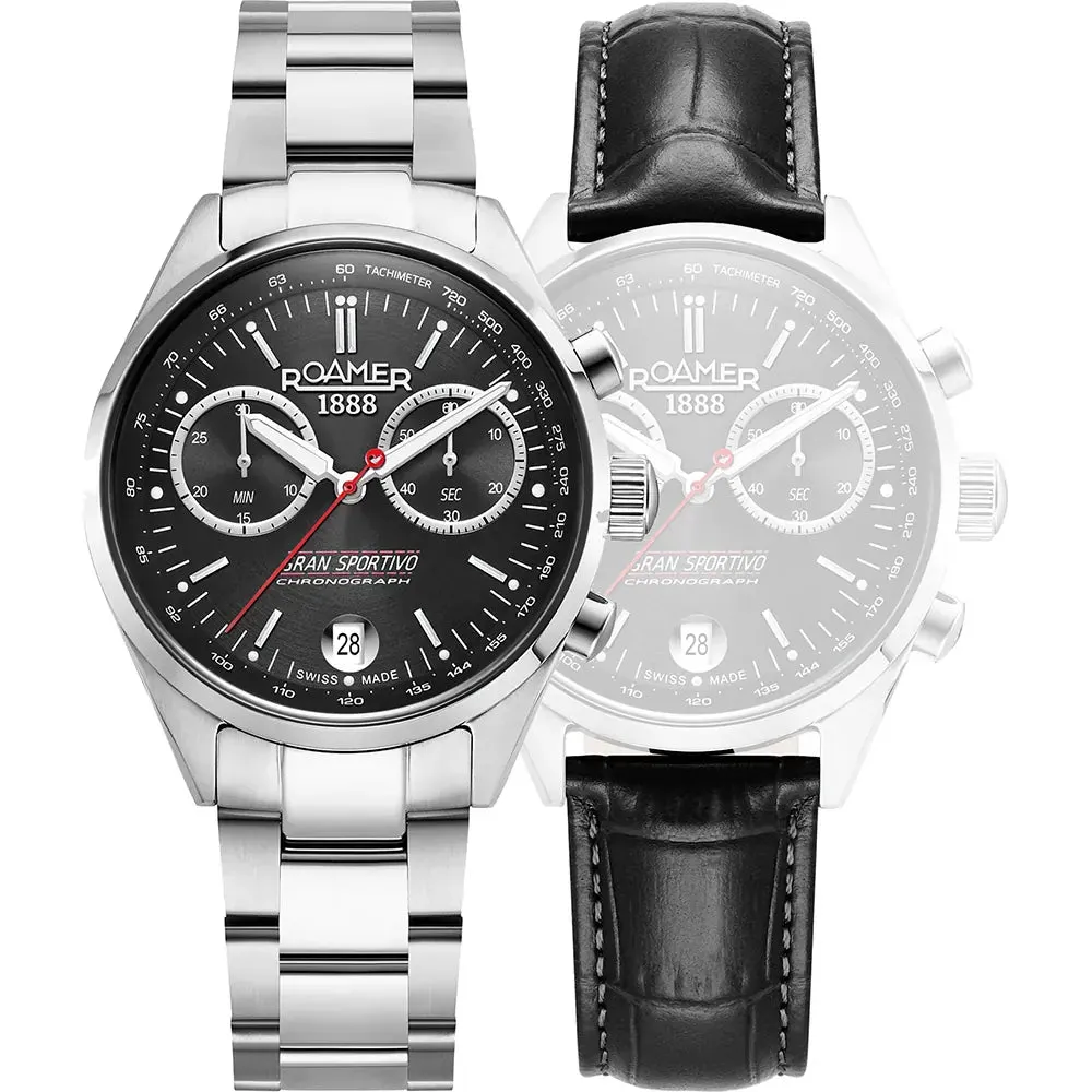 Roamer - 978818 41 85 20 - GRAN SPORTIVO  Stainless Steel Watch Set For Men's