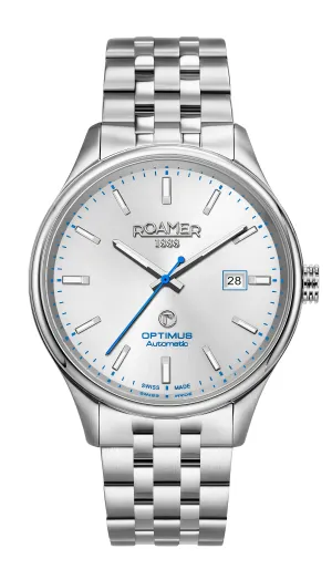 Roamer -  983983 41 15 50 - Optimus Automatic Stainless Steel Watch for Men's