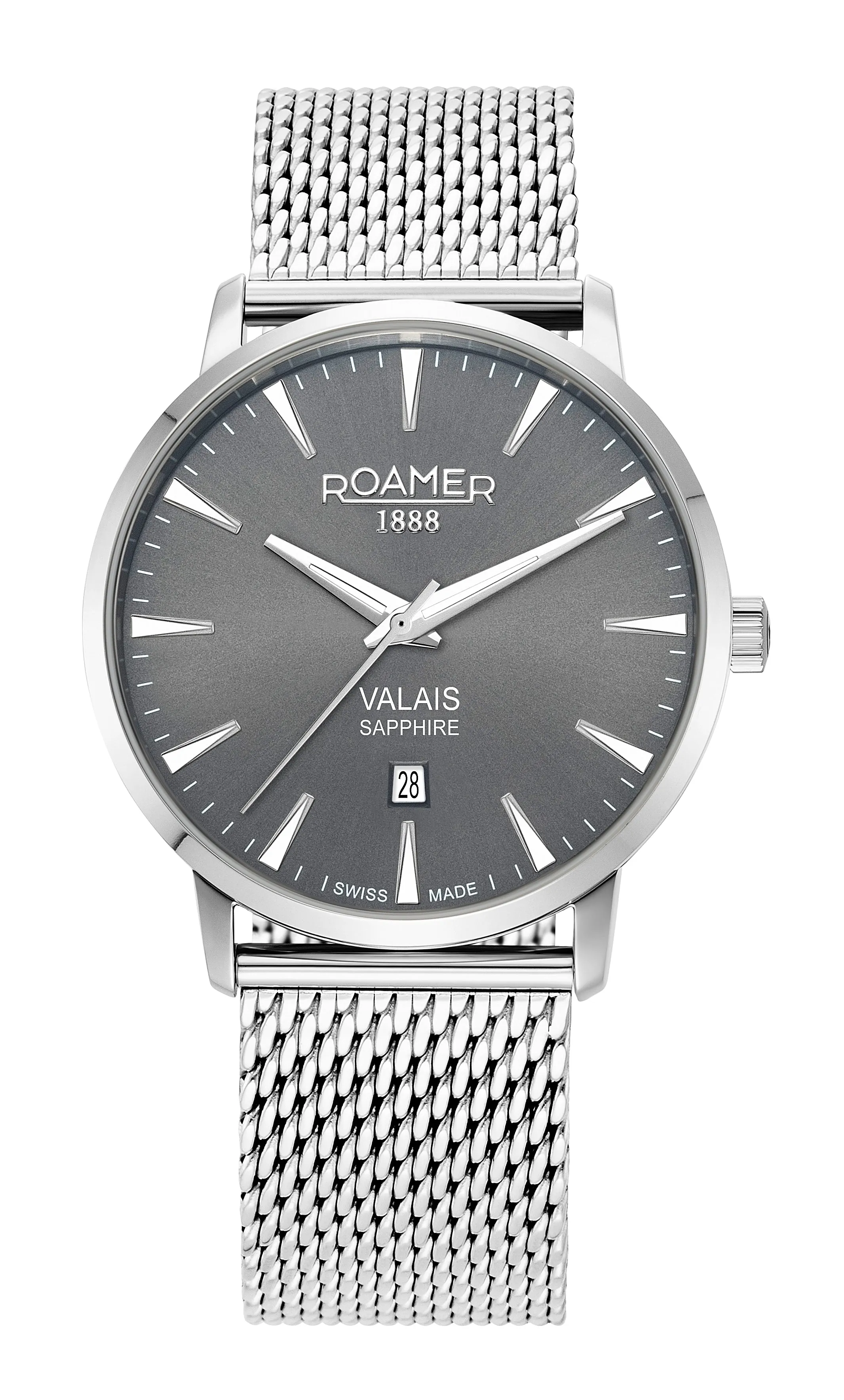 Roamer -988833 41 55 05 - VALAIS Leather Straps Quartz Watch Set for Men's