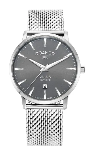 Roamer -988833 41 55 05 - VALAIS Leather Straps Quartz Watch Set for Men's