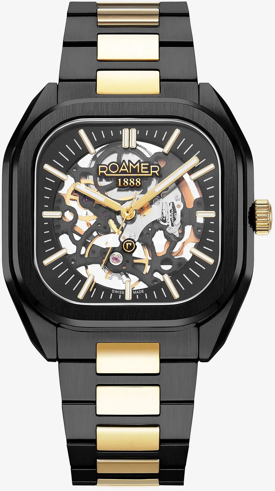 Roamer Mechano Black Skeleton Watch